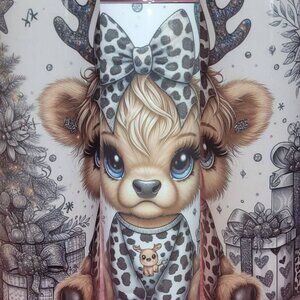 Christmas Baby Deer Tumbler 8673